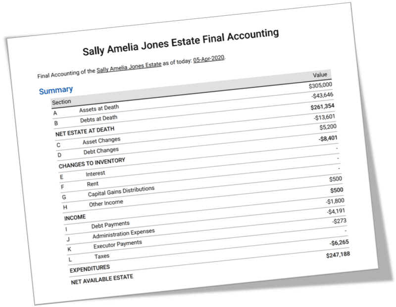 EstateExec - Executor Print or Export